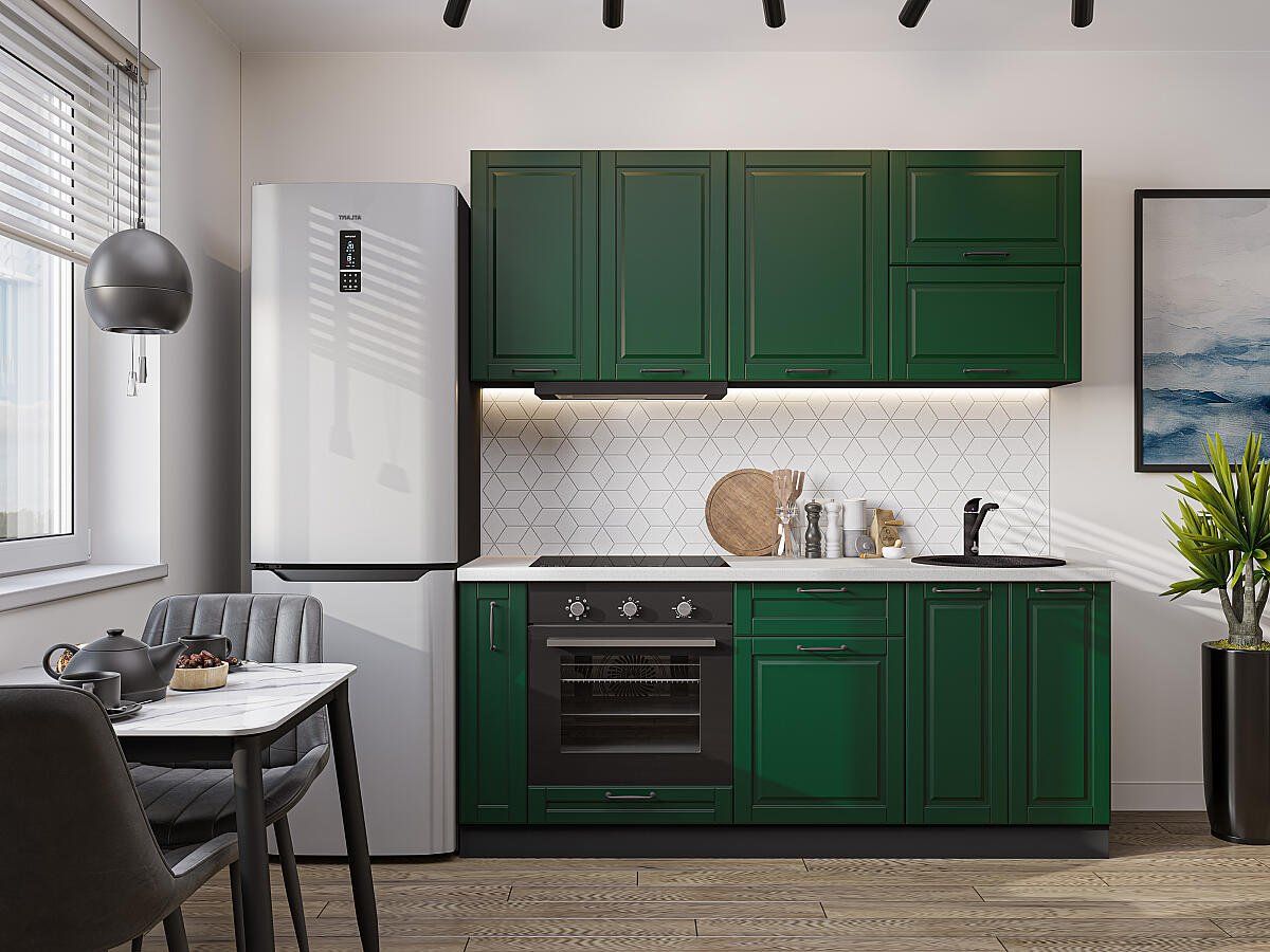 Кухня Дублин-01 Special Green, Graphite