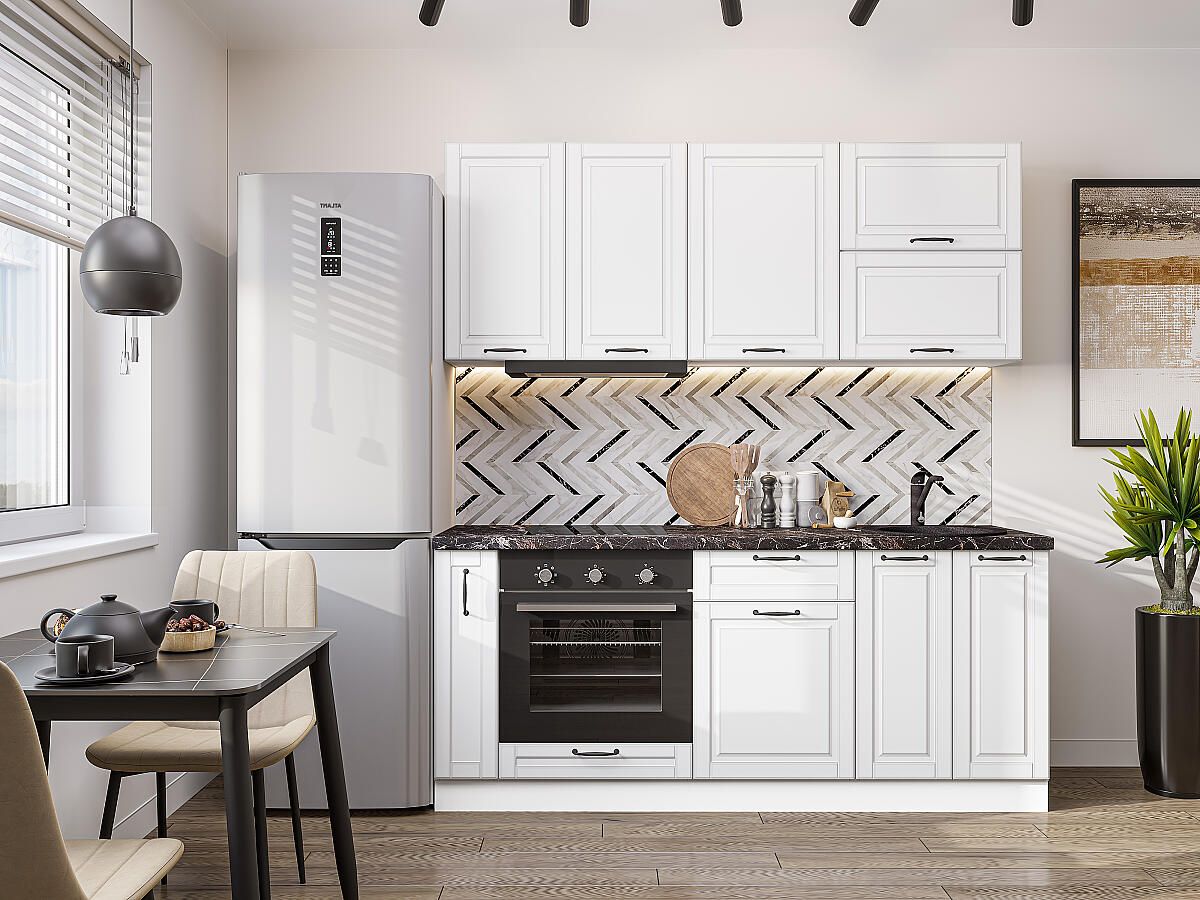 Кухня Дублин-01 Special White, Белый