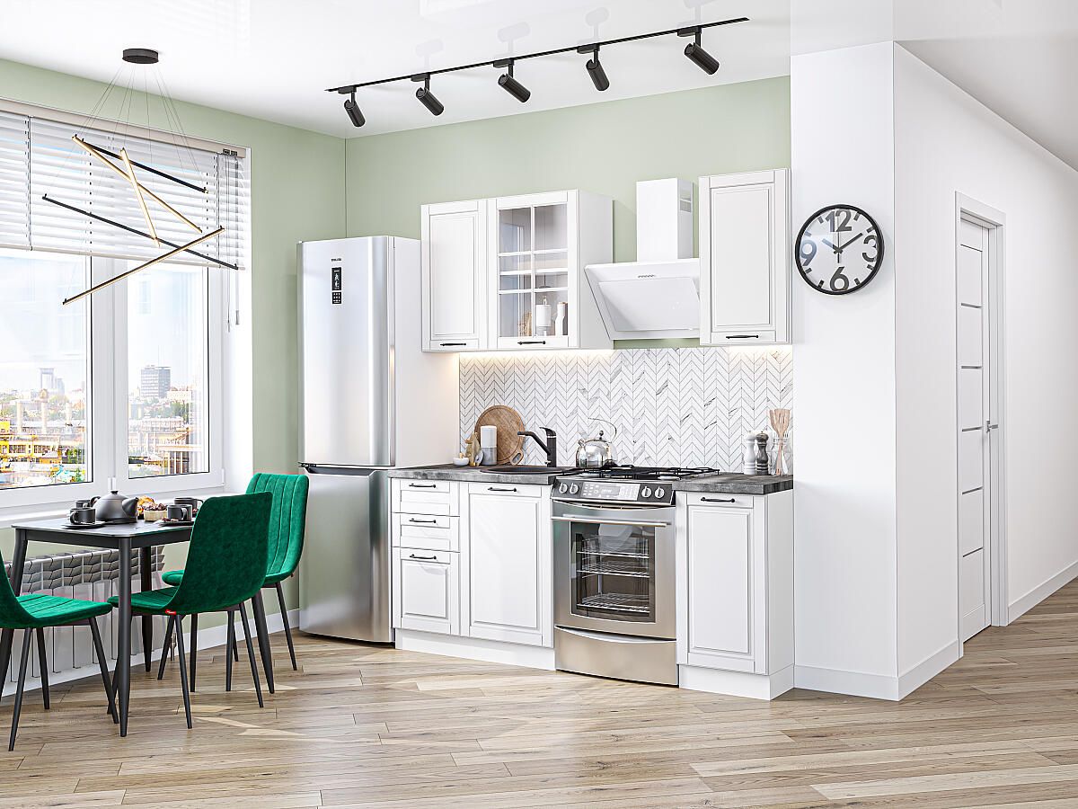 Кухня Дублин-04 Special White, Белый