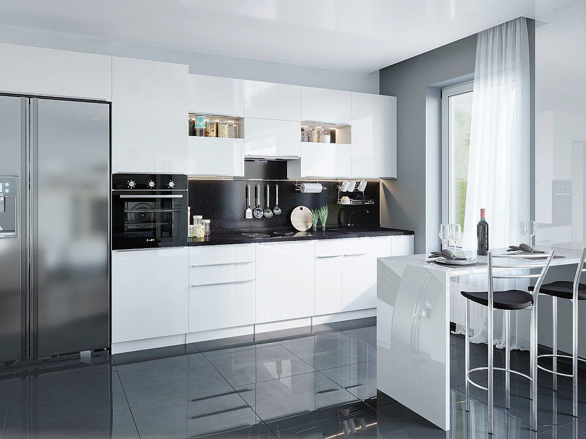 Кухня Фьюжн-01 Angel, Белый