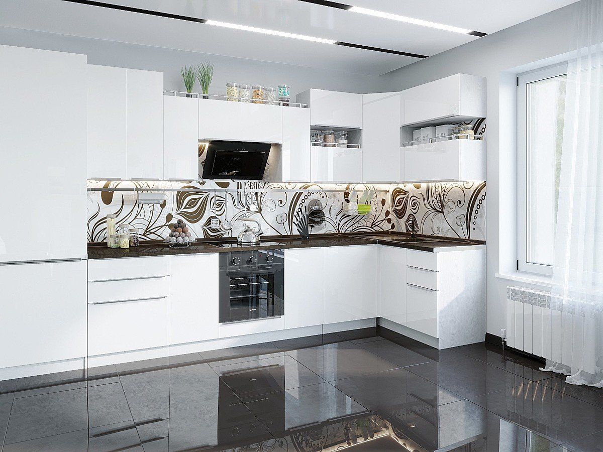 Кухня Фьюжн-02 Angel, Белый