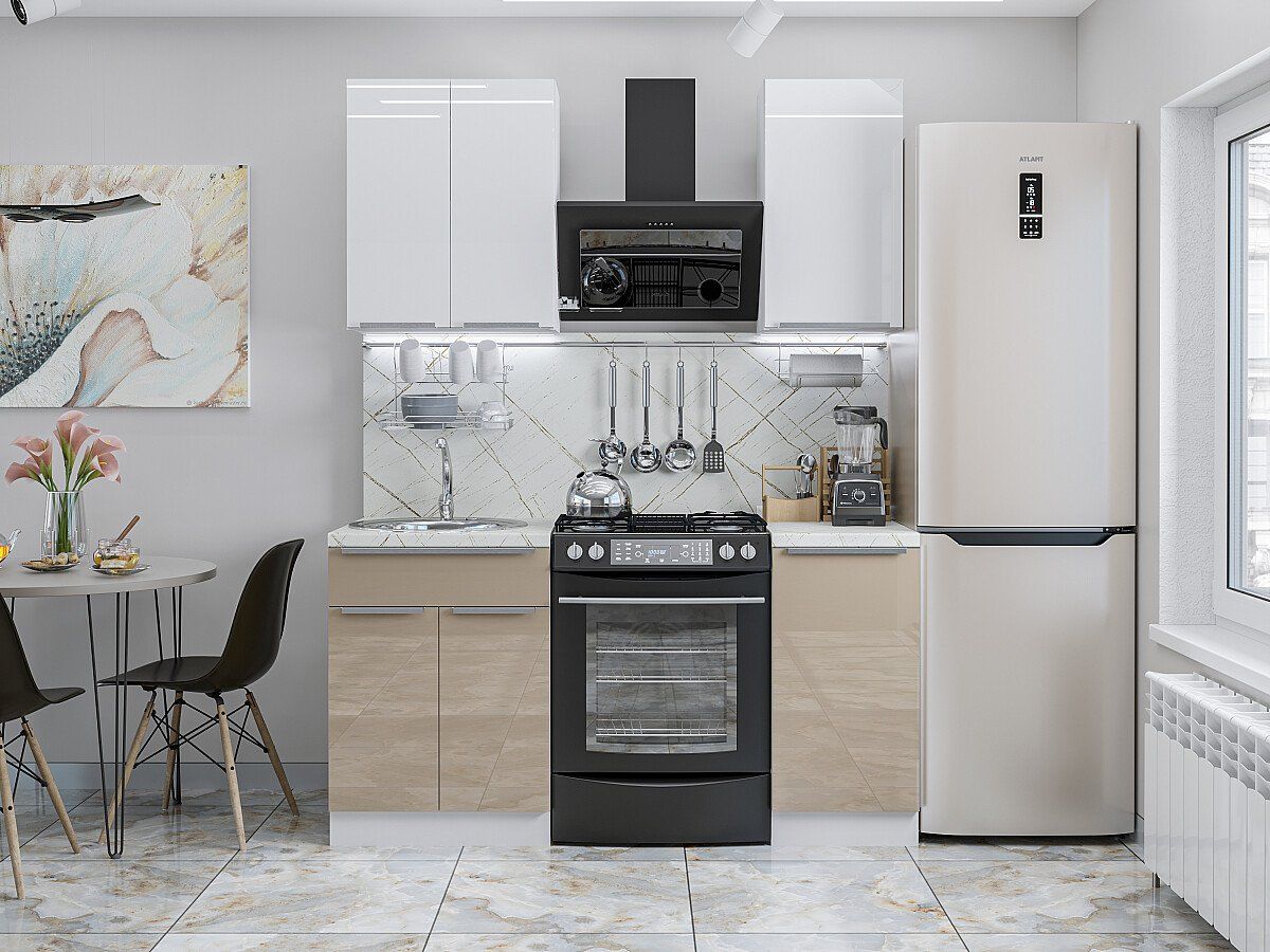 Кухня Фьюжн-05 Angel-Gallant, Белый