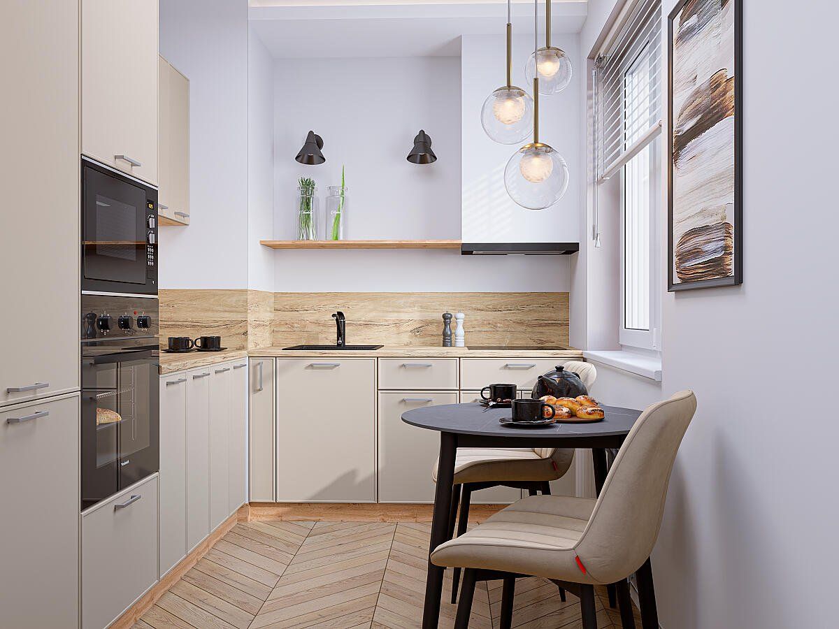 Кухня Квадро-02 Кашемир, Дуб Вотан