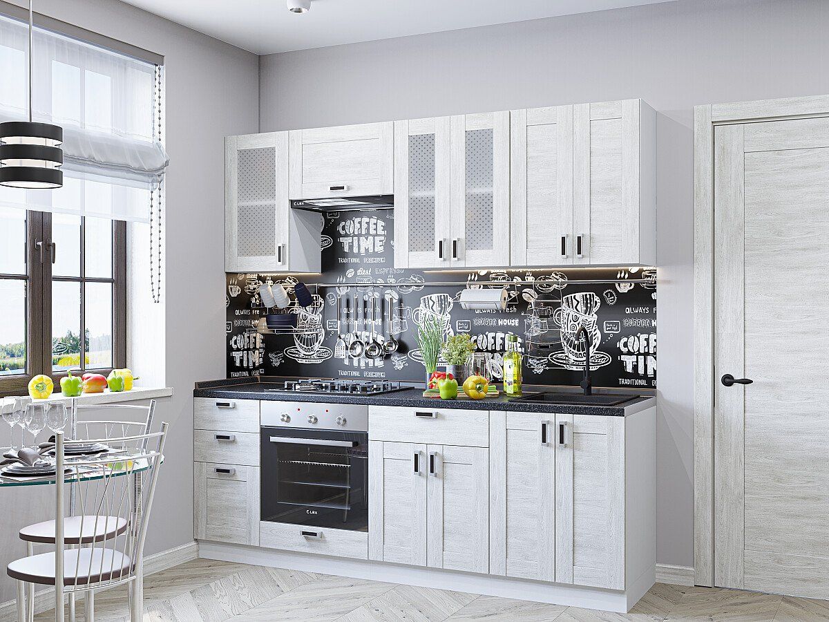 Кухня Лофт-01 Nordic Oak