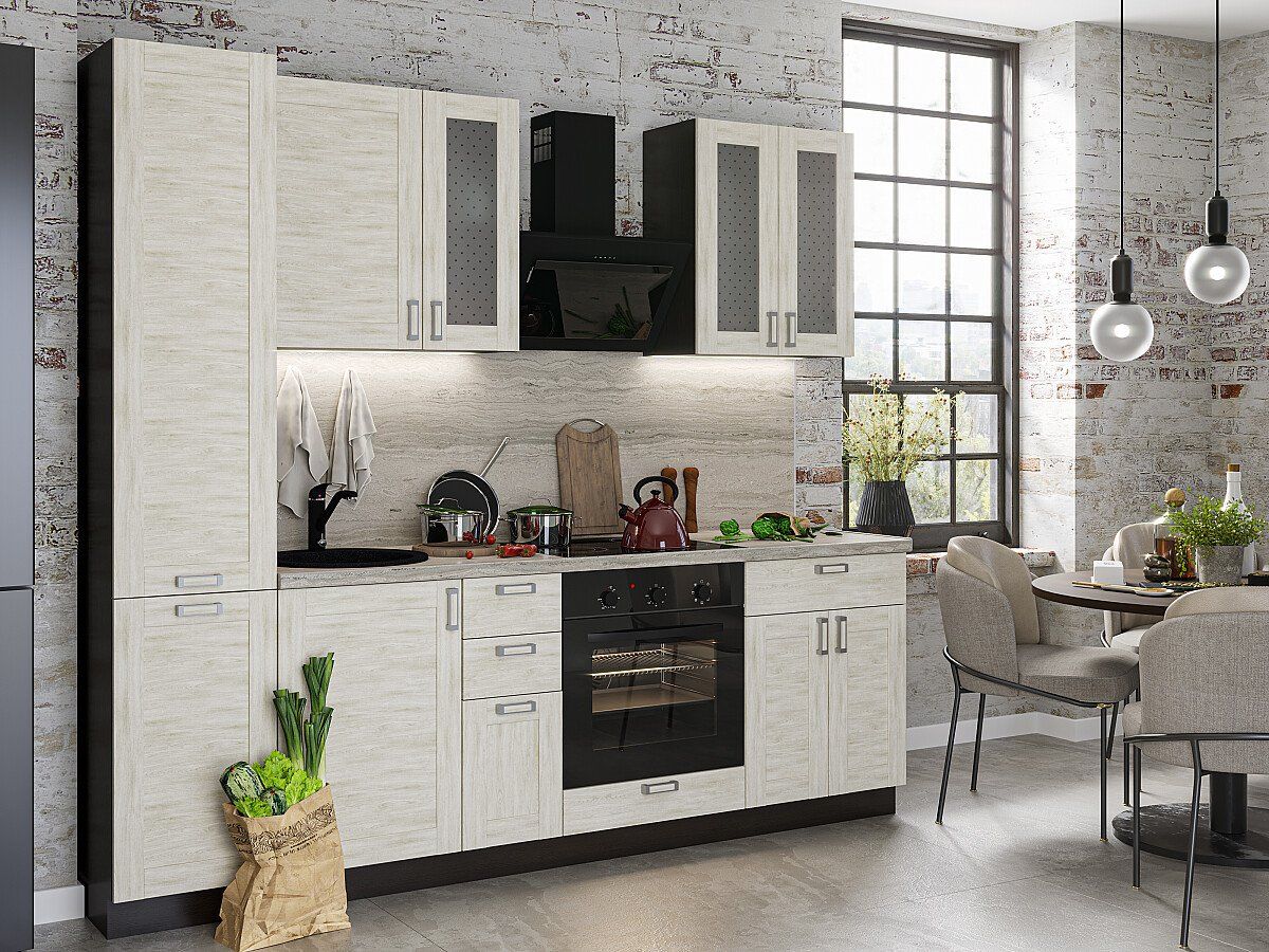 Кухня Лофт-02 Nordic Oak