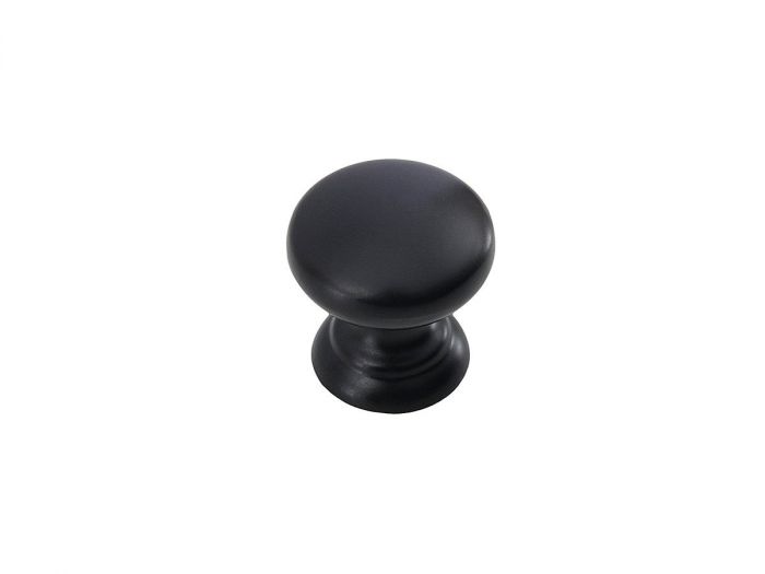 Кухня Ручка кнопка мебельная URSULA RC433BL.4 BL Матовый черный