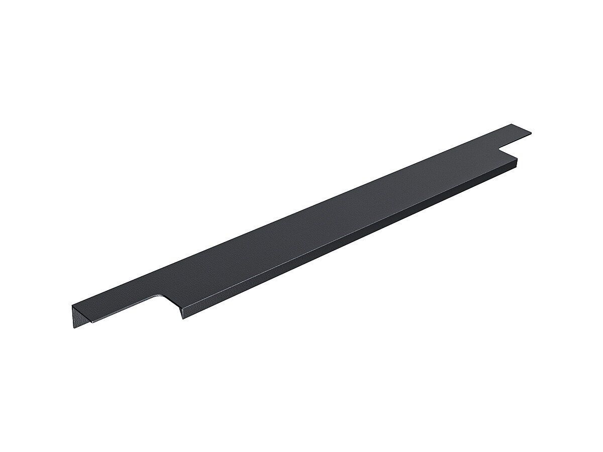 Кухня Ручка торцевая мебельная Т-2 Матовый черный