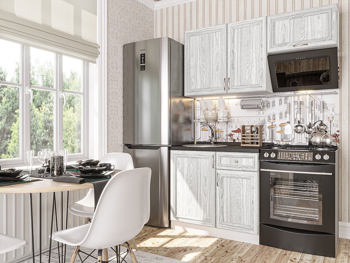 Кухня Шале-04 White Dreamline, Белый