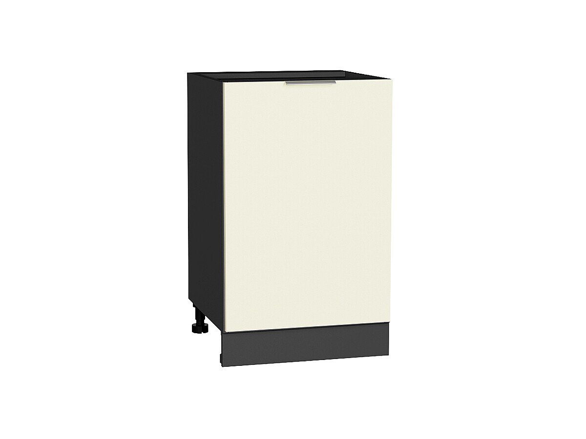 Кухня Шкаф нижний с 1-ой дверцей Терра Ваниль Софт-Graphite, Graphite