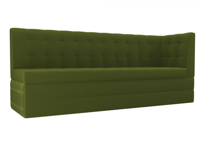 100379 Кухонный диван Бриз с углом | Микровельвет | Зеленый