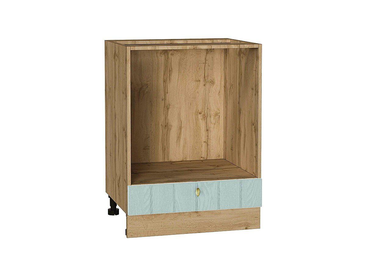 Кухонный модуль. Шкаф нижний под духовку Прованс Голубой, Дуб Вотан