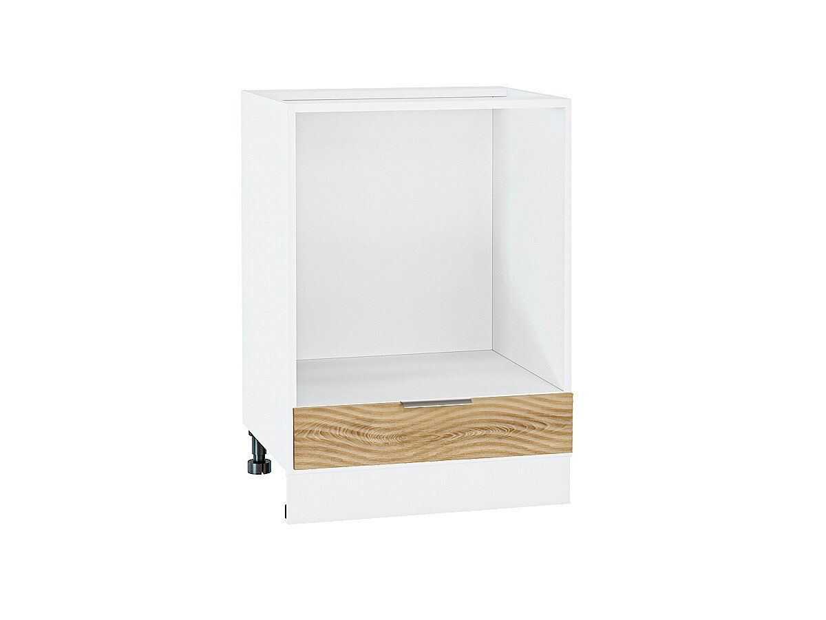 Кухонный модуль. Шкаф нижний под духовку Терра W Ель Карпатская, Белый