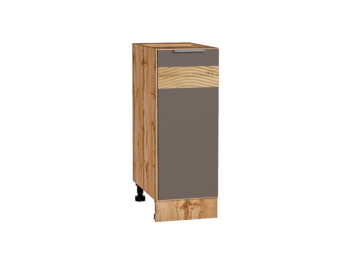Кухонный модуль. Шкаф нижний с 1-ой дверцей Терра DL Смоки Софт, Дуб Вотан