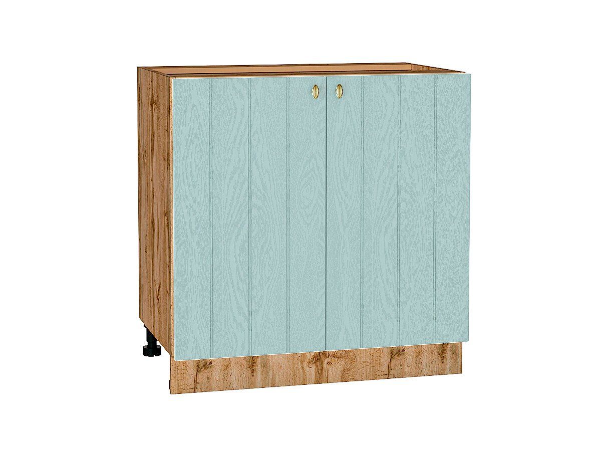 Кухонный модуль. Шкаф нижний с 2-мя дверцами Прованс Гoлyбoй, Дуб Вотан