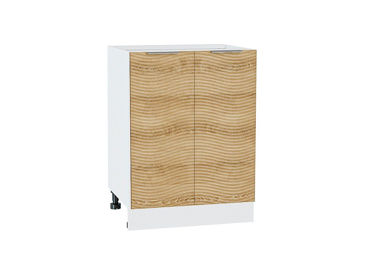 Кухонный модуль. Шкаф нижний с 2-мя дверцами Терра W Ель Карпатская, Белый