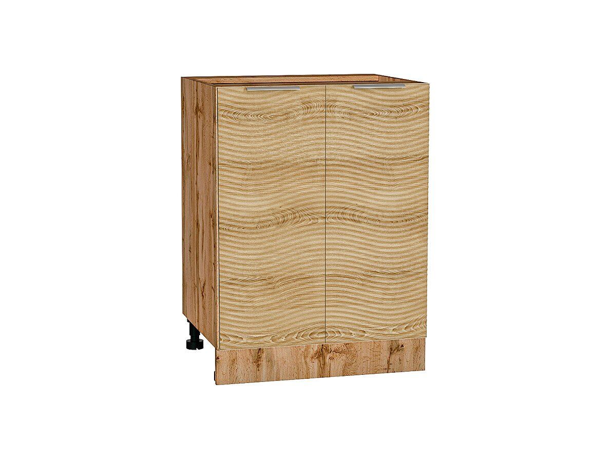 Кухонный модуль. Шкаф нижний с 2-мя дверцами Терра W Ель Карпатская, Дуб Вотан