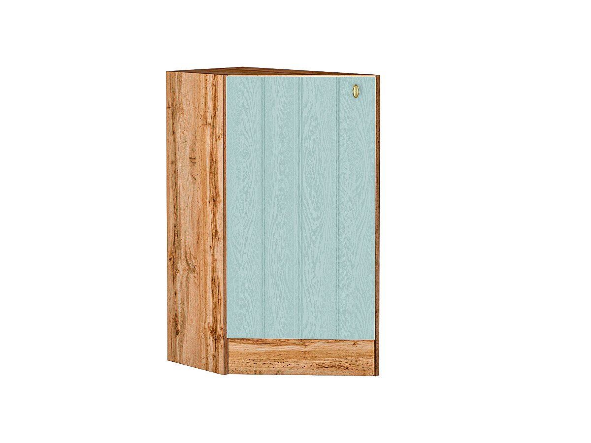 Кухонный модуль. Шкаф нижний торцевой Прованс Голубой, Дуб Вотан