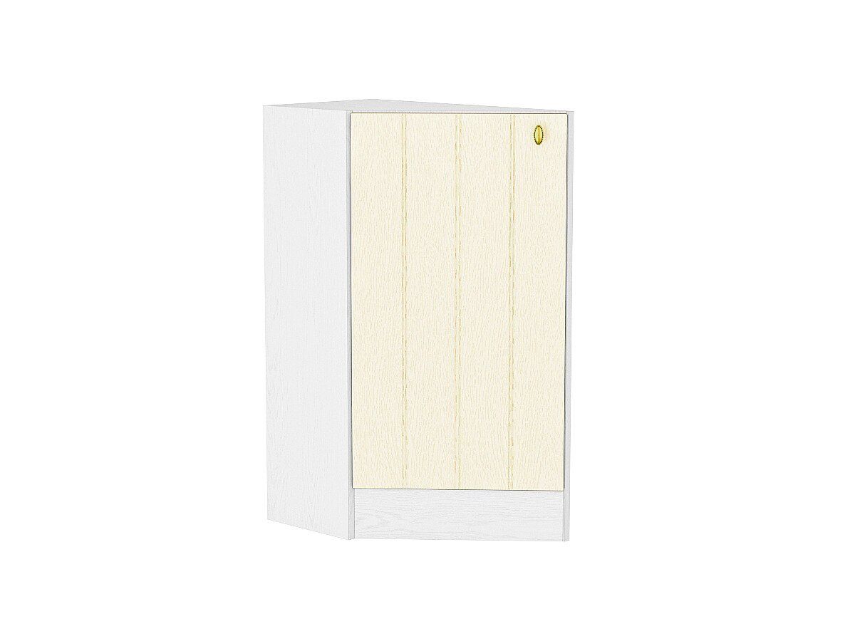 Кухонный модуль. Шкаф нижний торцевой Прованс Ваниль, Белый
