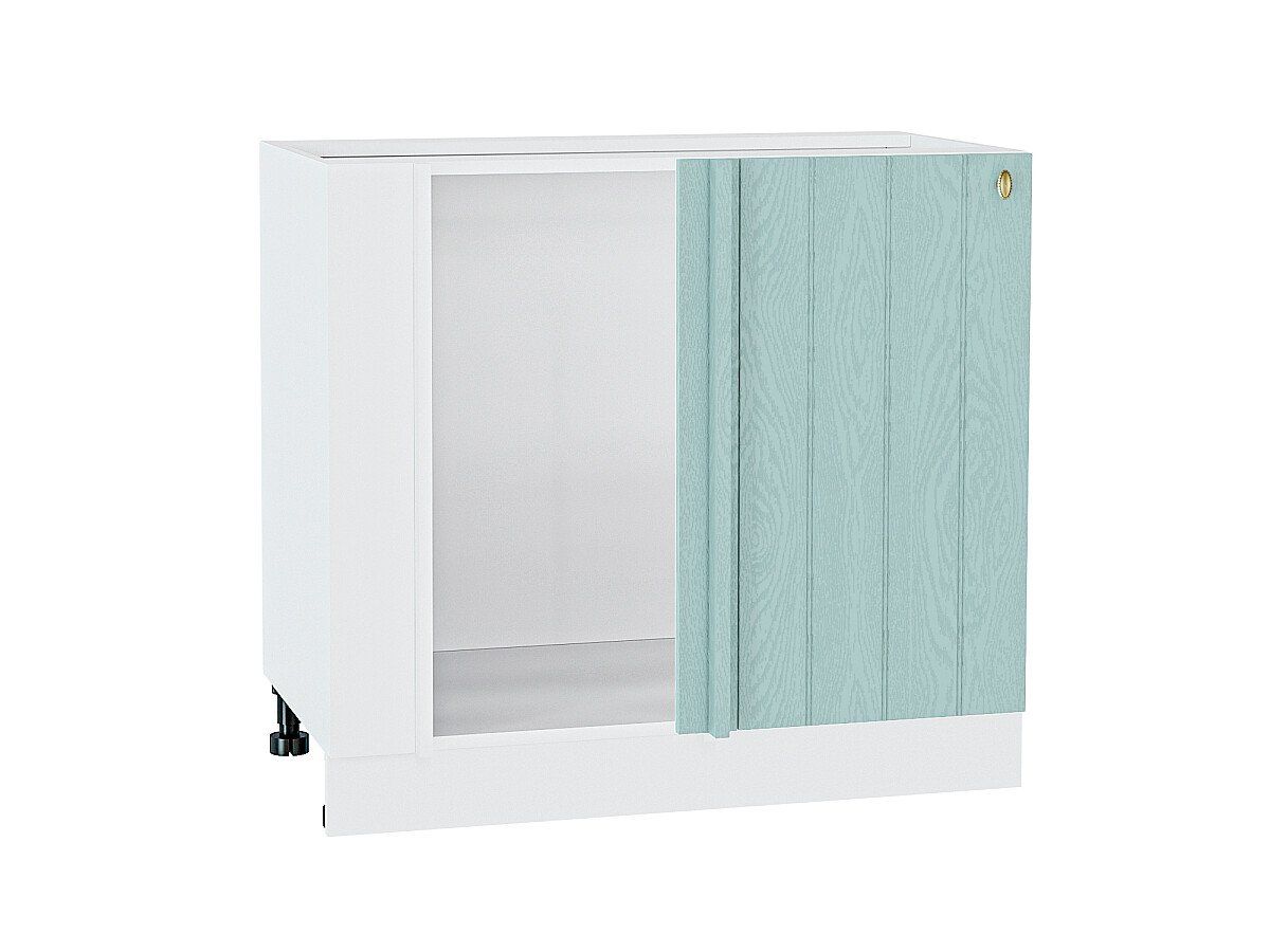 Кухонный модуль. Шкаф нижний угловой Прованс Голубой, Белый