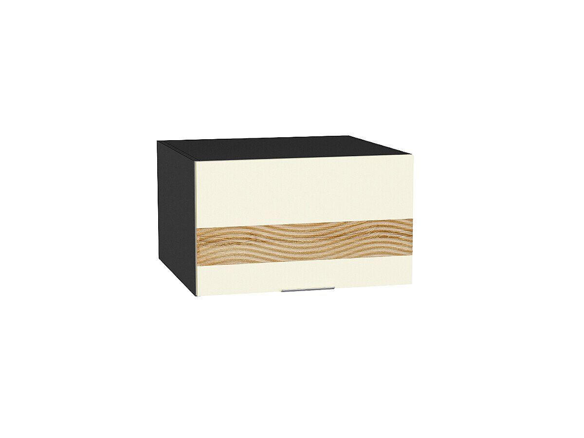 Кухонный модуль. Шкаф верхний горизонтальный глубокий Терра D Ваниль Софт, Graphite