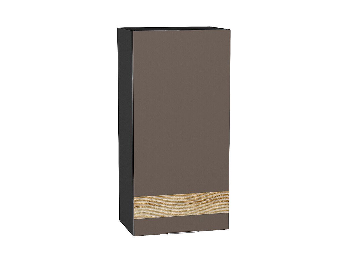 Кухонный модуль. Шкаф верхний с 1-ой дверцей Терра DL Смоки Софт, Graphite