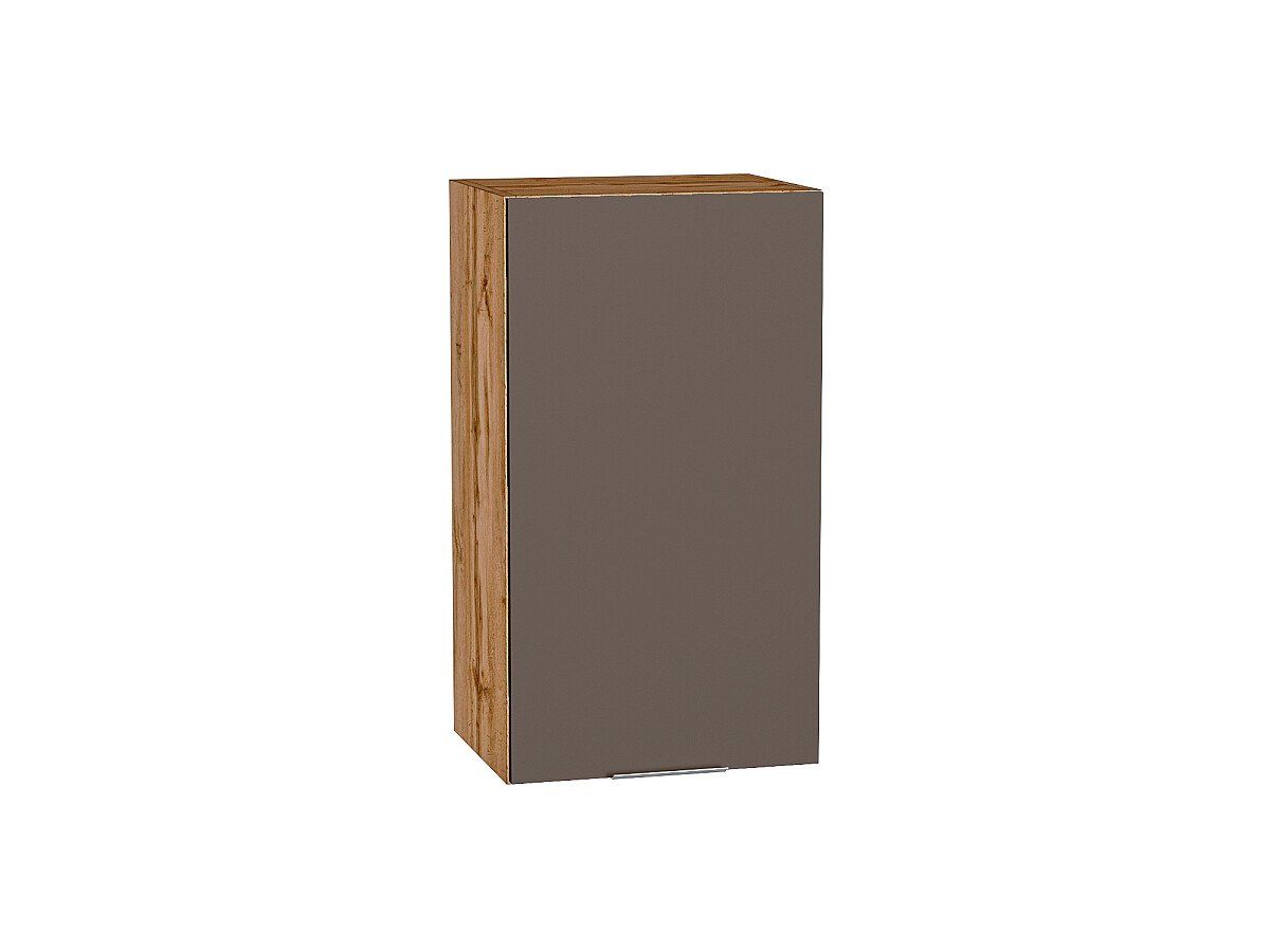 Кухонный модуль. Шкаф верхний с 1-ой дверцей Терра Смоки Софт, Дуб Вотан
