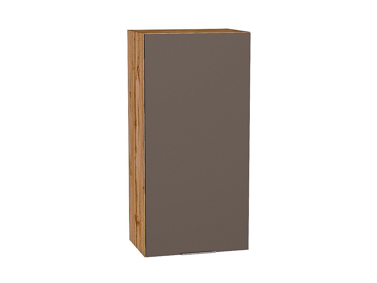 Кухонный модуль. Шкаф верхний с 1-ой дверцей Терра Смоки Софт, Дуб Вотан