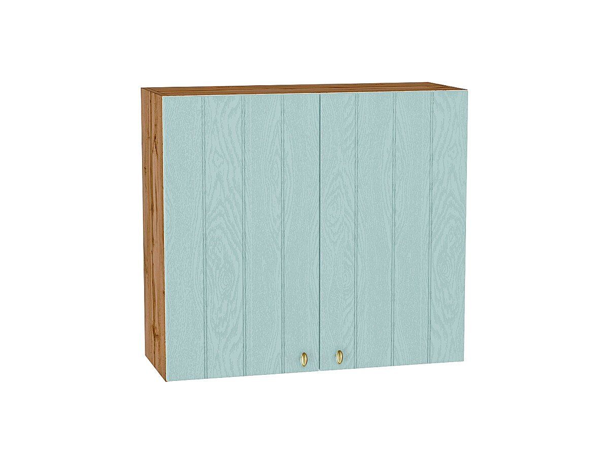 Кухонный модуль. Шкаф верхний с 2-мя дверцами Прованс Гoлyбoй, Дуб Вотан