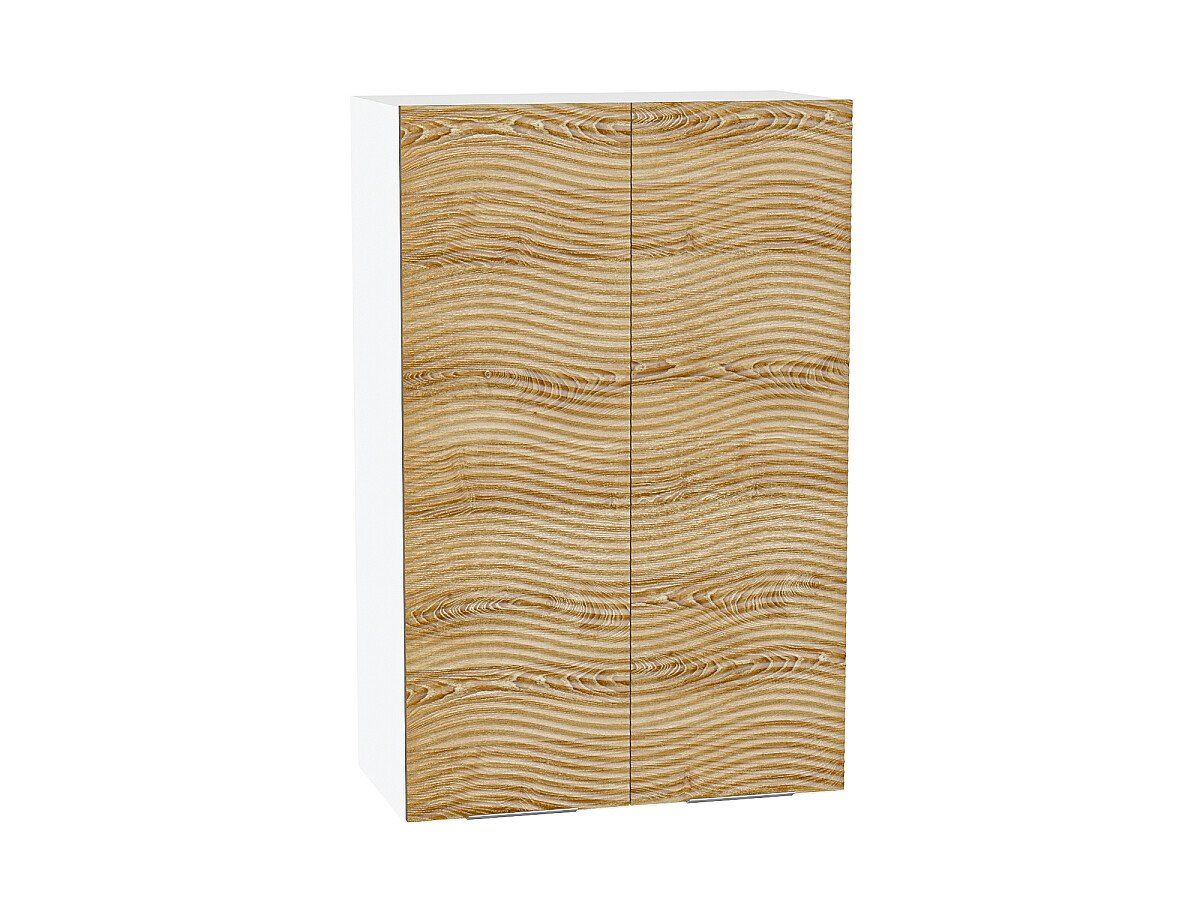 Кухонный модуль. Шкаф верхний с 2-мя дверцами Терра W Ель Карпатская, Белый