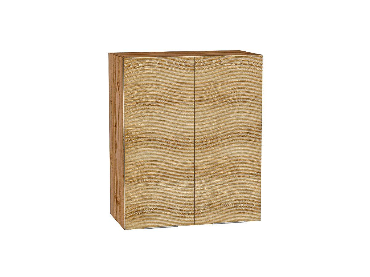 Кухонный модуль. Шкаф верхний с 2-мя дверцами Терра W Ель Карпатская, Дуб Вотан