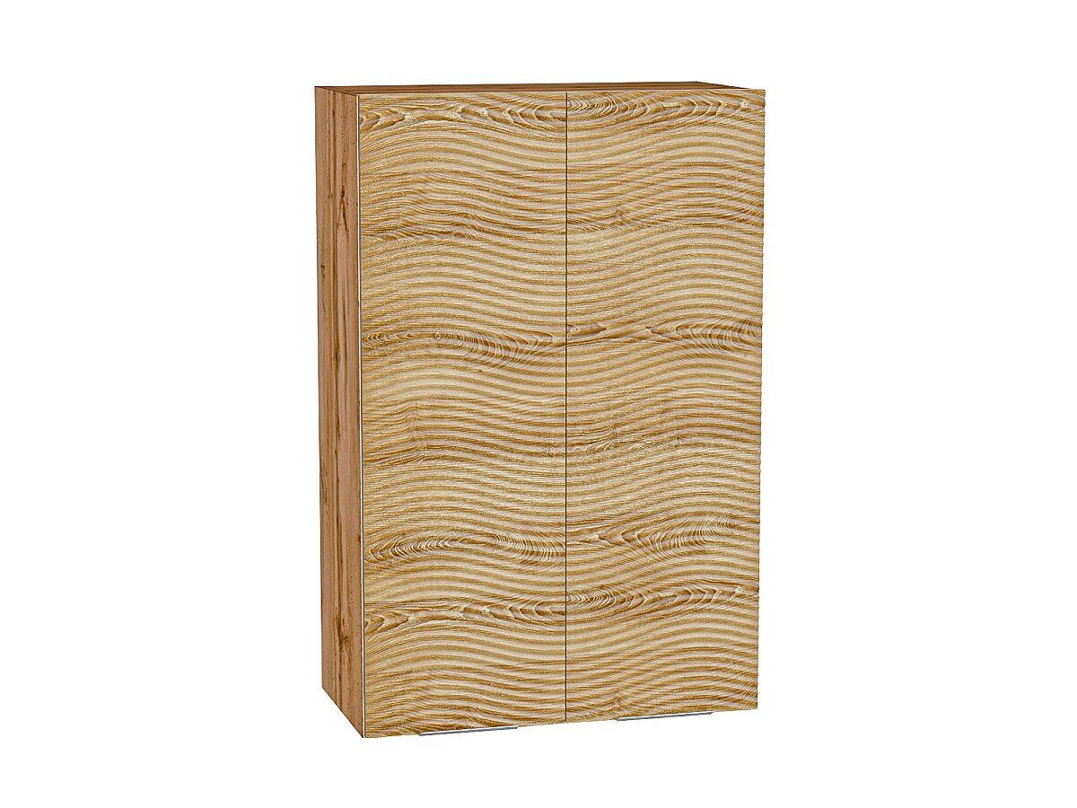 Кухонный модуль. Шкаф верхний с 2-мя дверцами Терра W Ель Карпатская, Дуб Вотан