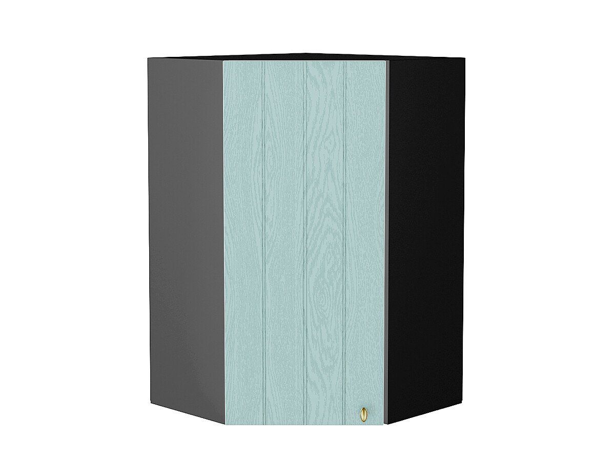 Кухонный модуль. Шкаф верхний угловой Прованс Голубой, Graphite