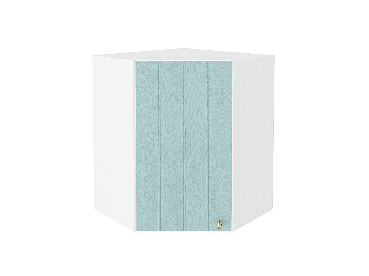 Кухонный модуль. Шкаф верхний угловой Прованс Гoлyбoй, Белый