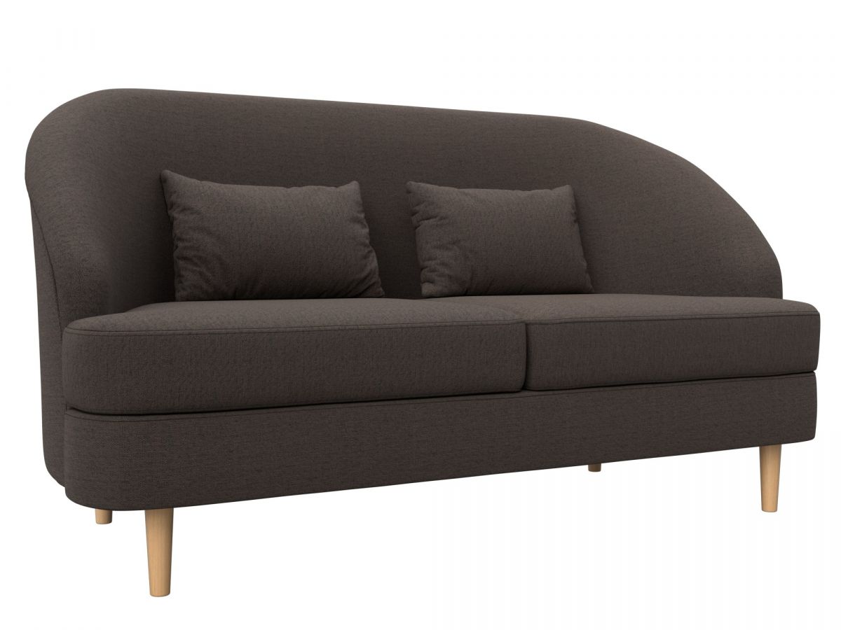 125291 Кушетка Атико | рогожка | амур коричневый