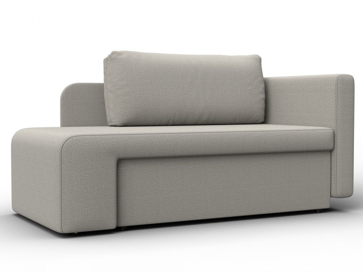 132570 Кушетка Лига-097 | рогожка | бежевый