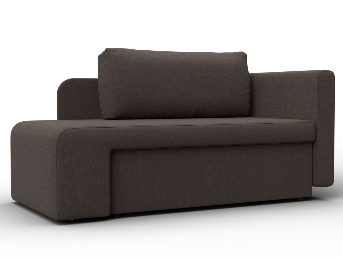 132571 Кушетка Лига-097 | рогожка | коричневый