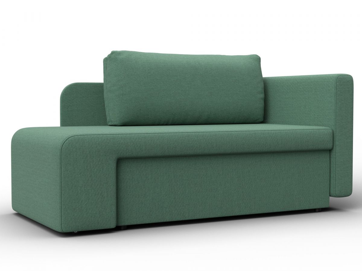 132574 Кушетка Лига-097 | рогожка | зеленый