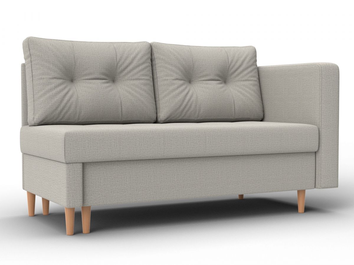 132575 Кушетка Лига-098 | рогожка | бежевый