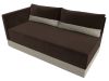 118418L Кушетка Никас левая | микровельвет, рогожка | коричневый, корфу 02 - 5