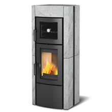 Дровяные камины,La Nordica Ester Forno Evo Petra - Vulcan (серый камень),36142