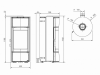 Дровяные камины,La Nordica Fortuna Steel Nero Antracite,25669 - 4
