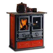 Дровяные камины,La Nordica Rosetta BII Liberty BO (бордовый),33882