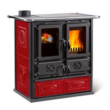 Дровяные камины,La Nordica ROSETTA SINISTRA 16 CERAMICA LIBERTY BORDEAUX (бордовый),36894