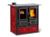 Дровяные камины,La Nordica ROSETTA SINISTRA 16 CERAMICA LIBERTY BORDEAUX (бордовый),36894 - 2