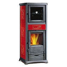 Дровяные камины,La Nordica Rossella Plus Forno EVO Liberty BO (бордовый),33879