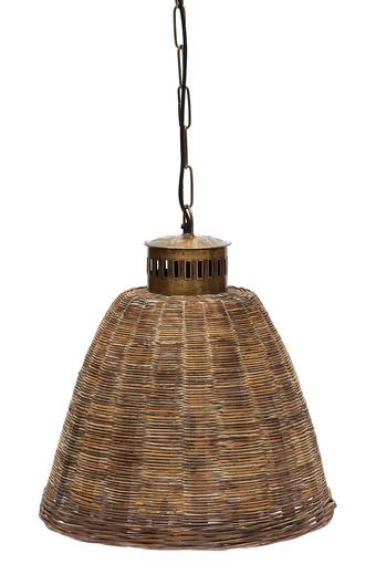 Лампа плетеная Secret De Maison GAVANA ( mod. M-8100 ) металл-тростник, 44 х 44 х 50, натуральный (natural) - медь