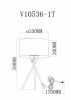 Лампа настольная Moderli V10536-1TPalma - 6