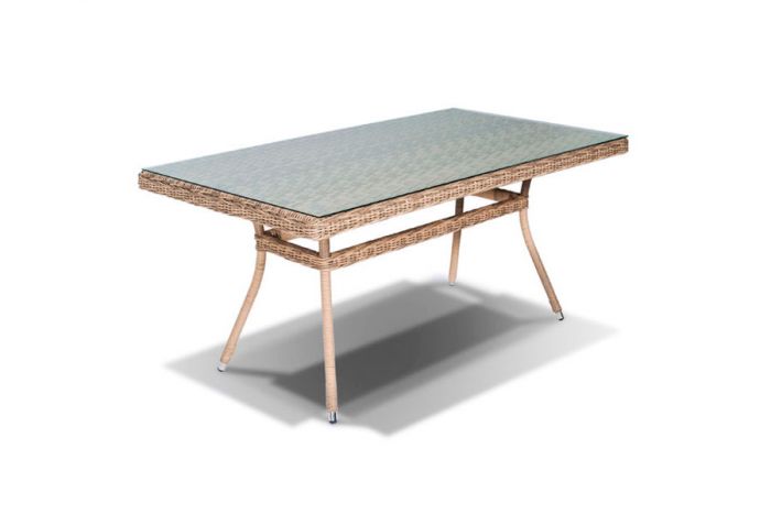 "Латте", стол, соломенный 1600х900