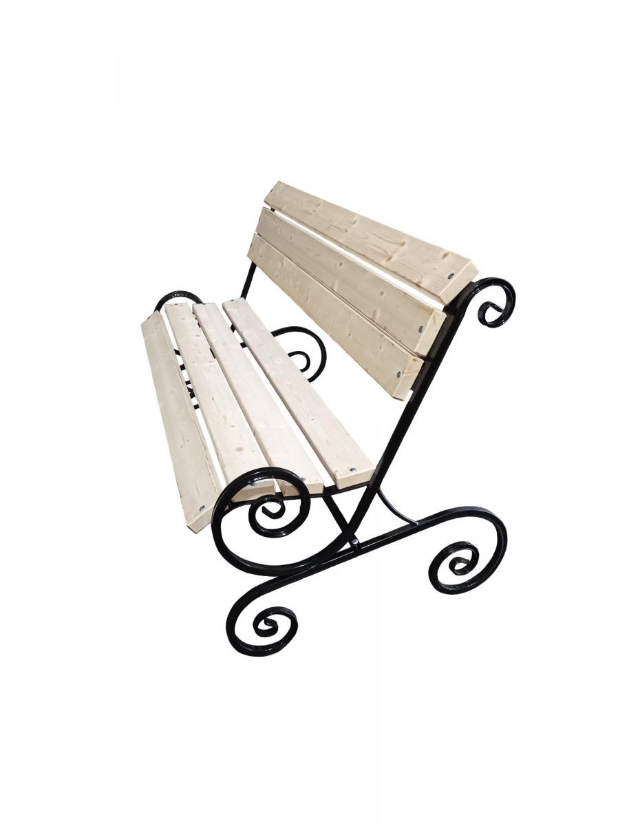 Лавочка садовая Завиток арт.НПА3262 1,5м 1уп(доски + стойки)