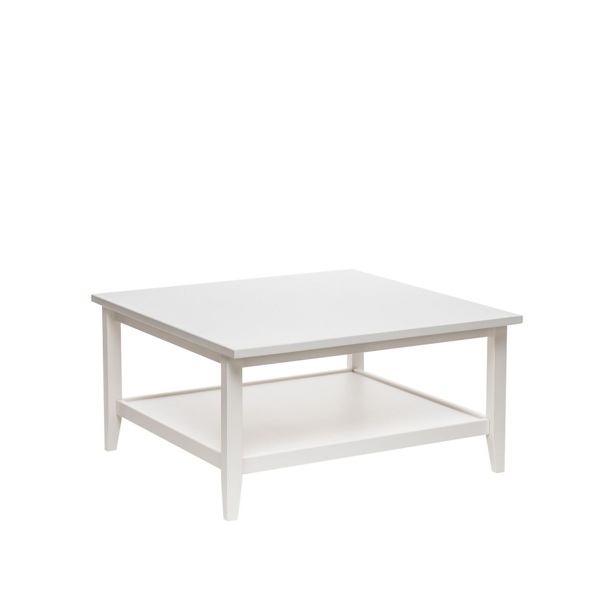 Leset Стол журнальный "Мира" (Стол журнальный 90х90), Белый